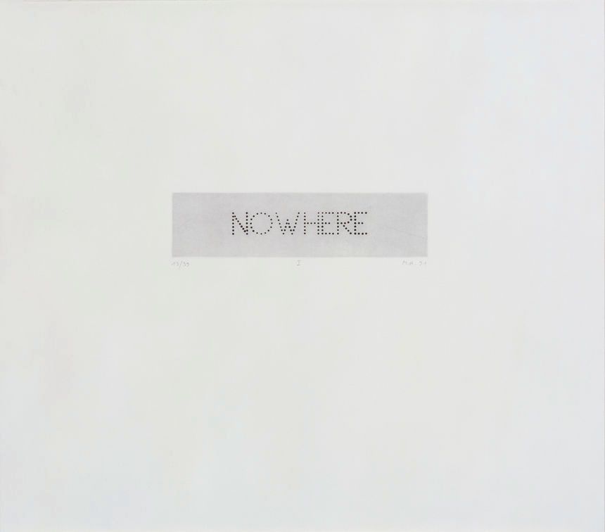 馬庫斯·拉茨，《NO W HERE》，1991。